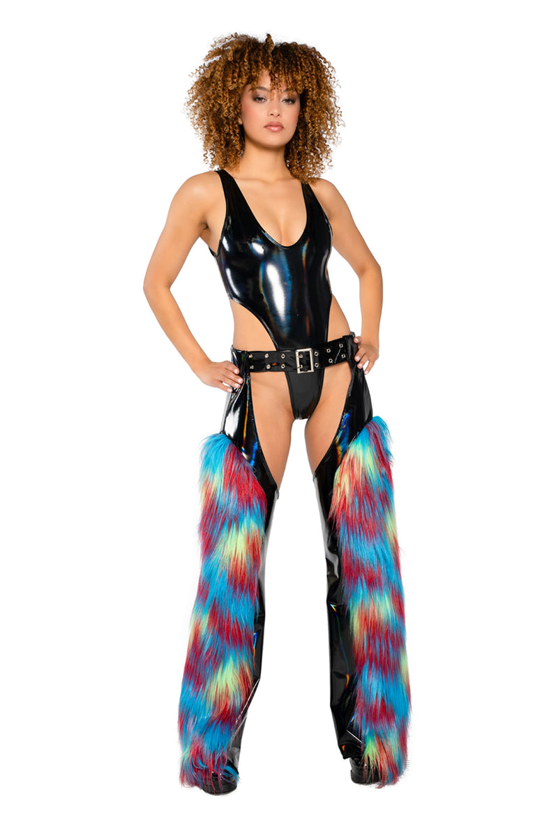 JR197 Holographic PVC Bodysuit J. Valentine Catalog