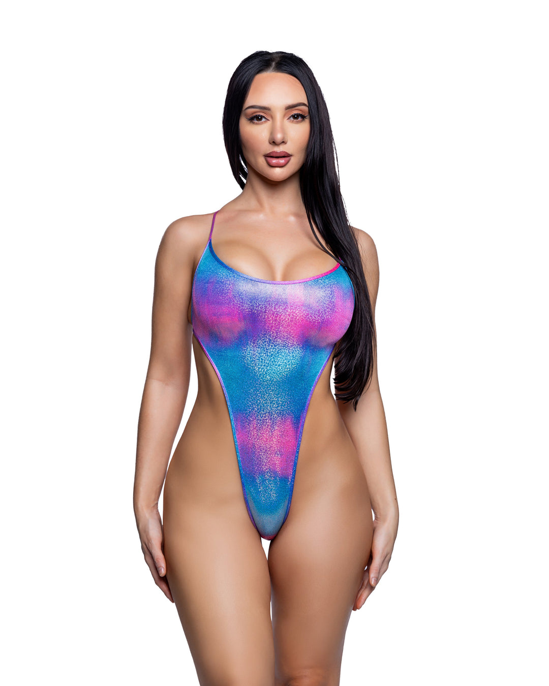 6754 - Shimmer String-Back Bodysuit