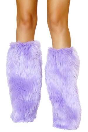 8003 - Basic Faux Fur Leg Warmers