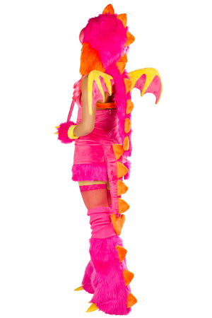 CS150 - Pink Drag Costume *Dress with Tail*