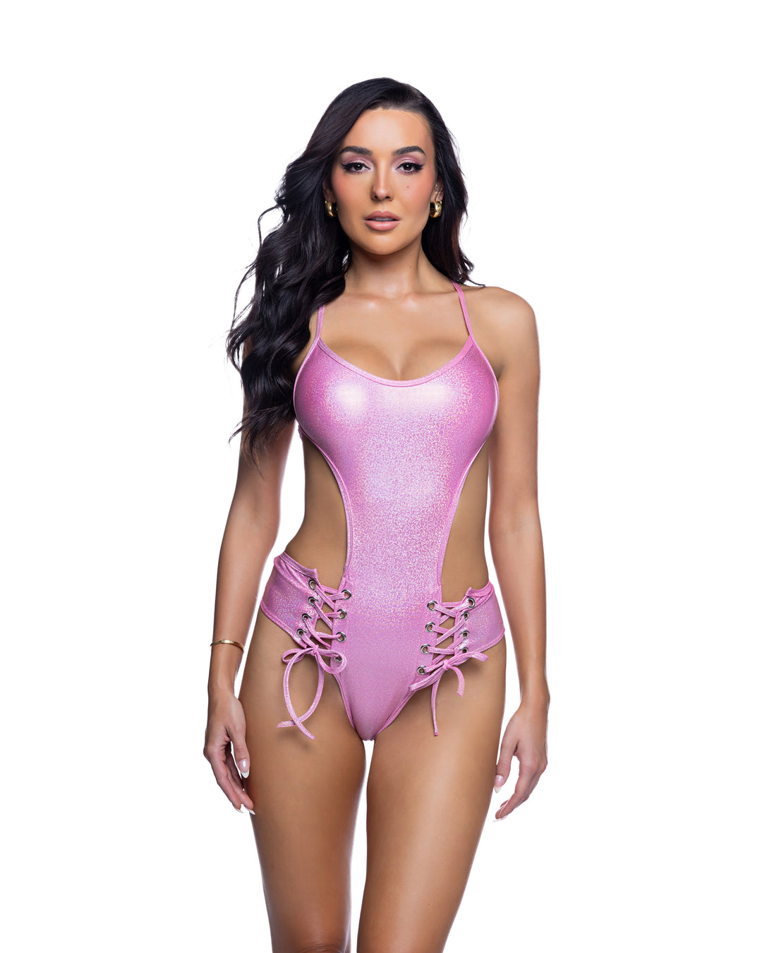 JR285 - Lace-up Bodysuit