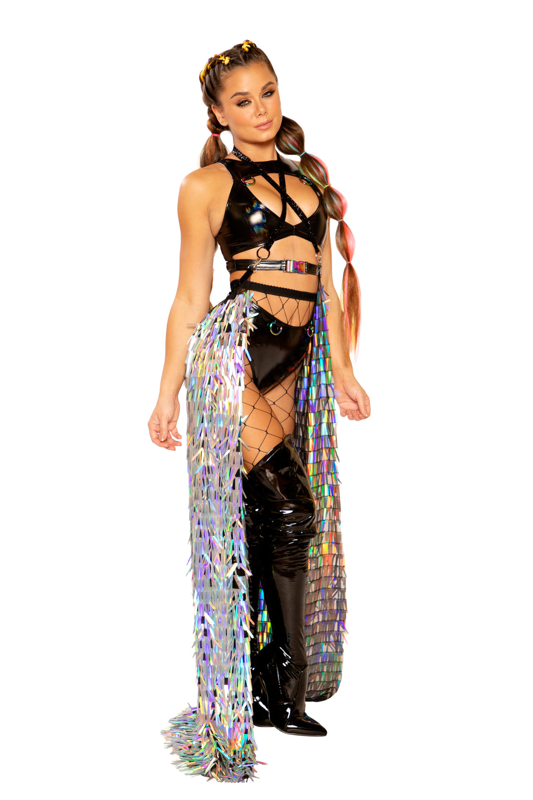 FF361 - Sequin Harness Gypsy Skirt