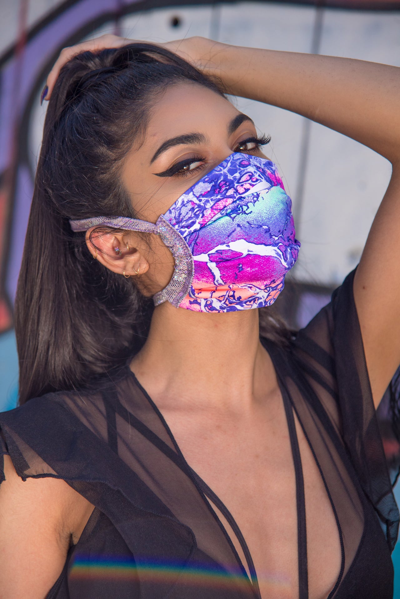 FF552 - Heavy Brazilian Spandex Pleated Mask – J. Valentine Catalog