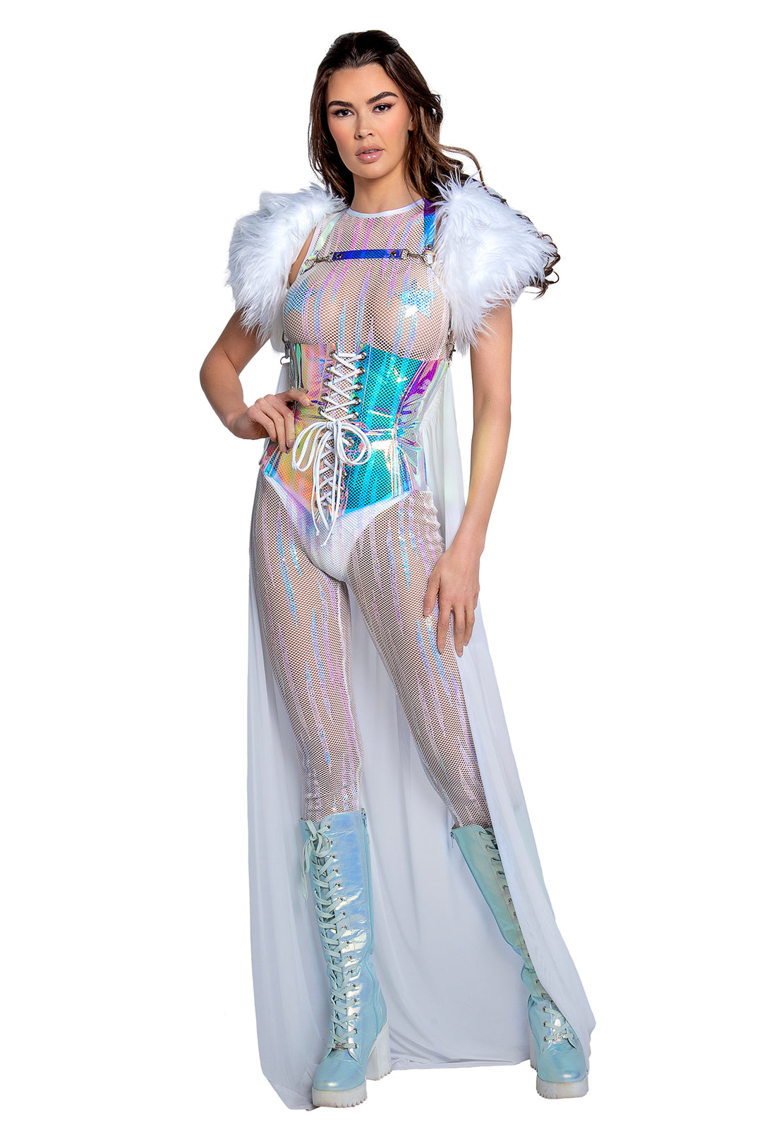 FR108 - Sequin Net Catsuit***40% OFF***